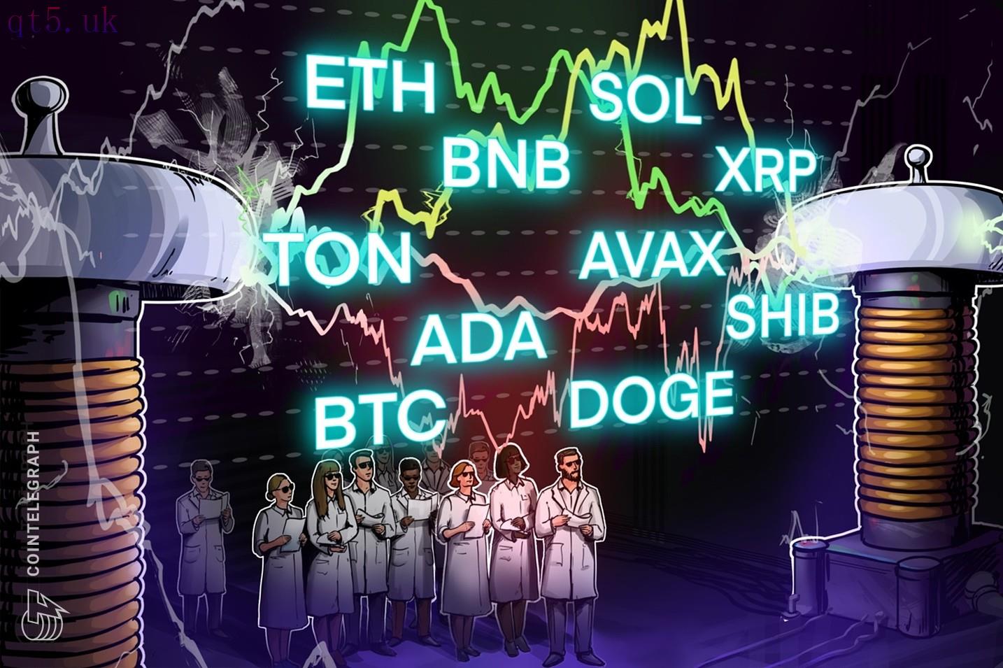 Price analysis 6/19: BTC, ETH, BNB, SOL, XRP, DOGE, TON, ADA, SHIB, AVAX